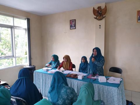 Rapat Rutin TP. PKK Kecamatan Cigugur Kabupaten Kuningan